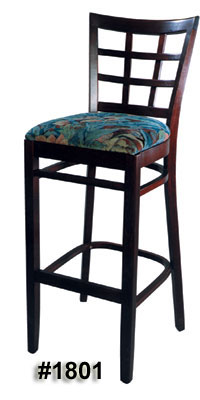 Latticeback barstool #1801